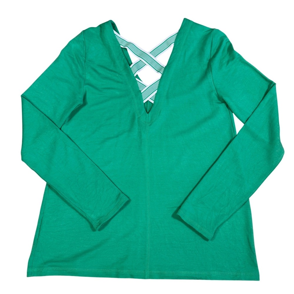 Lilly‎ Pulitzer Women´s Luxletic Areli Pullover Agave Green Size S Athletic EUC - Picture 2 of 7
